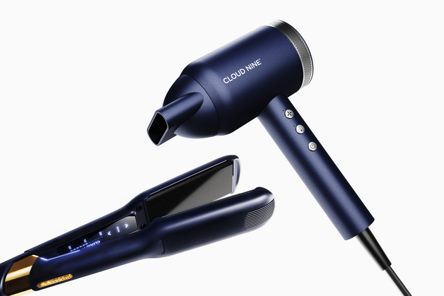 The Midnight Blue Wide Iron & Airshot Pro Styling Set
