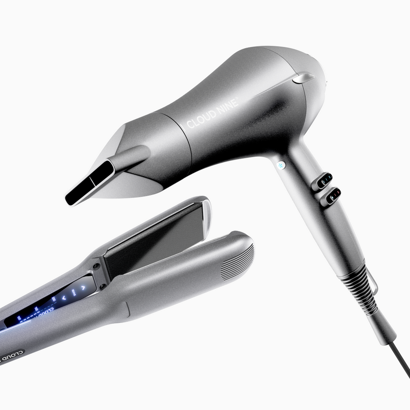 The Starlight Grey Wide Iron & Airshot Styling Set